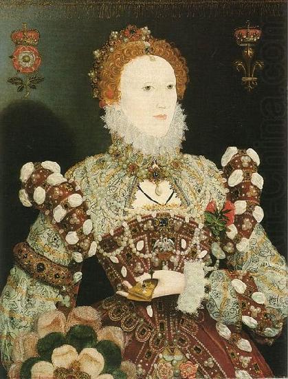 Nicholas Hilliard Elizabeth I, the Pelican portrait, china oil painting image